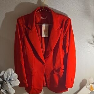 Chic Scarlet Women's Blazer